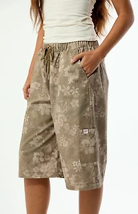 Daisy Street Hibiscus Baggy Tearaway Pants