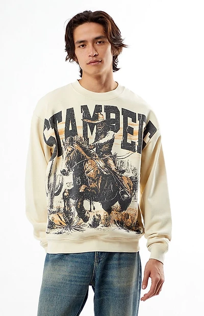 Pacsun Stampede Crew Neck Sweatshirt