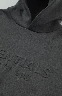 Fear of God ESSENTIALS Charcoal Heather Embossed Classic Hoodie