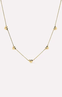 Ana Luisa Lev Mini Station Heart Necklace