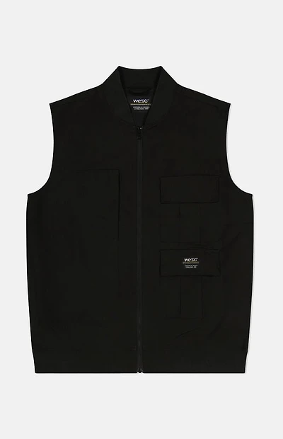 WeSC America Inc Black Multi Cargo Vest