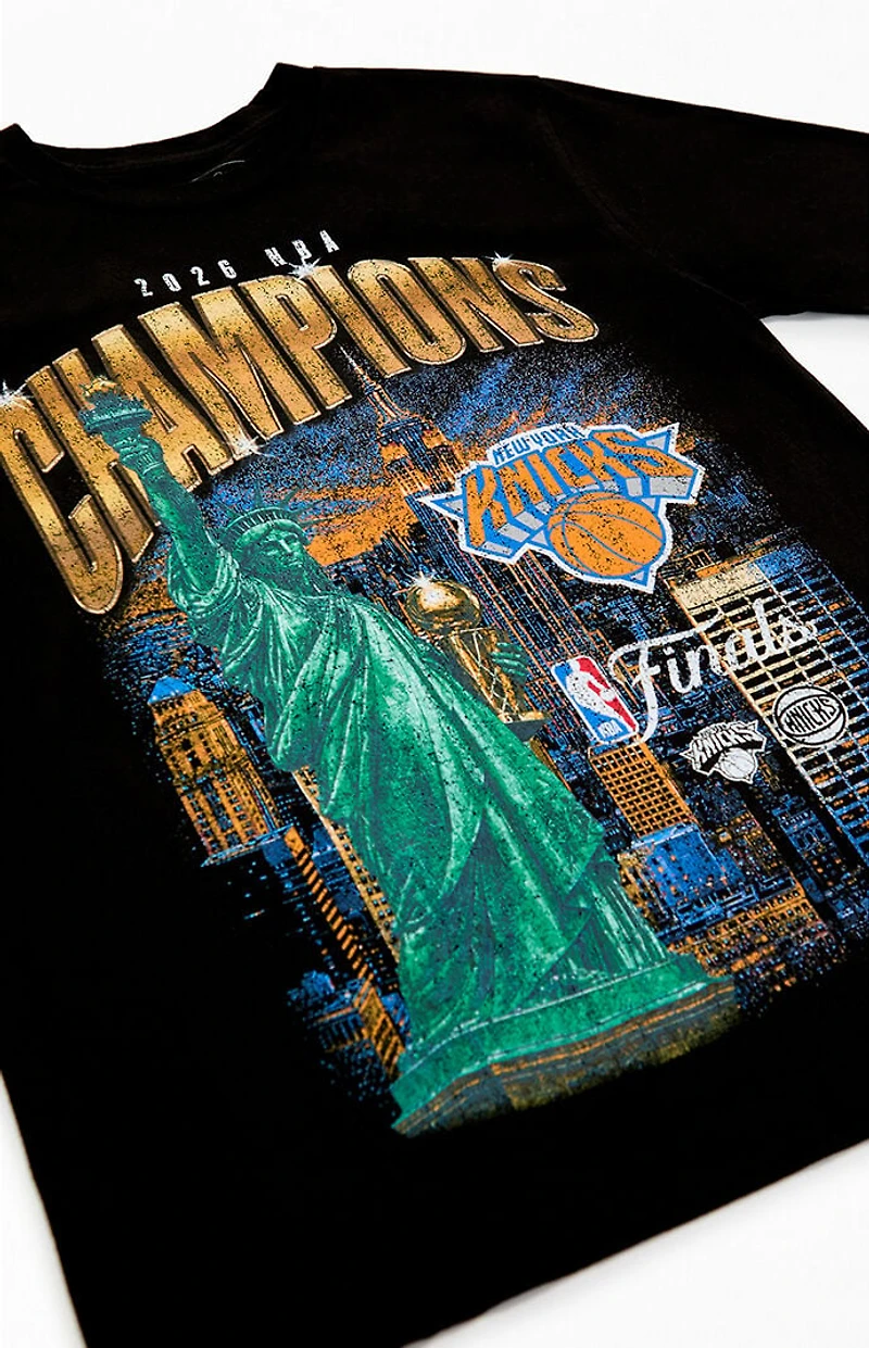 Mitchell & Ness City Champion NY Knicks T-Shirt