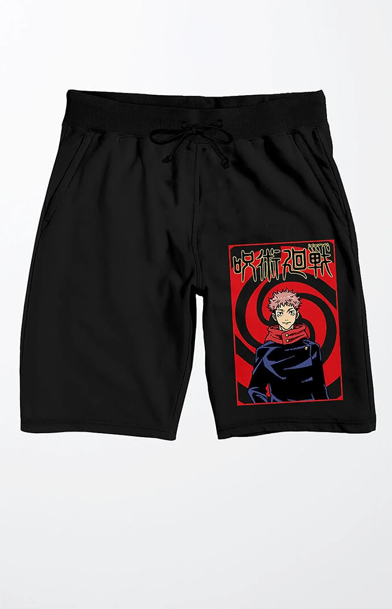 Jujutsu Kaisen Yuji Itadori Anime Sweat Shorts