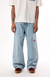 Dickies Light Blue Double Knee Loose Straight Jeans