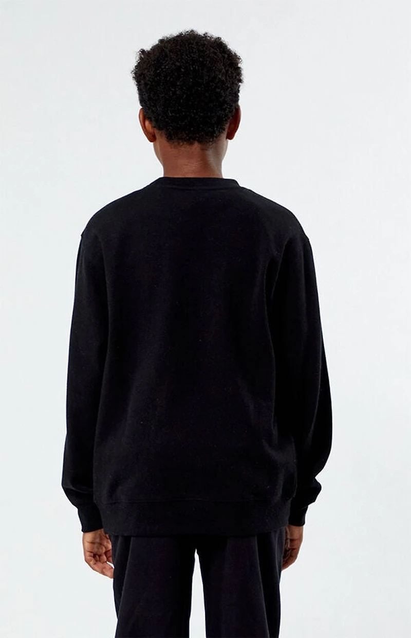 Pacsun Kids Black Pacific Sunwear Crew Neck Sweatshirt