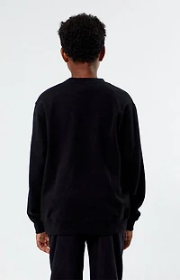 Pacsun Kids Black Pacific Sunwear Crew Neck Sweatshirt