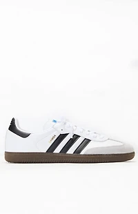 adidas Kids White & Black Samba Shoes