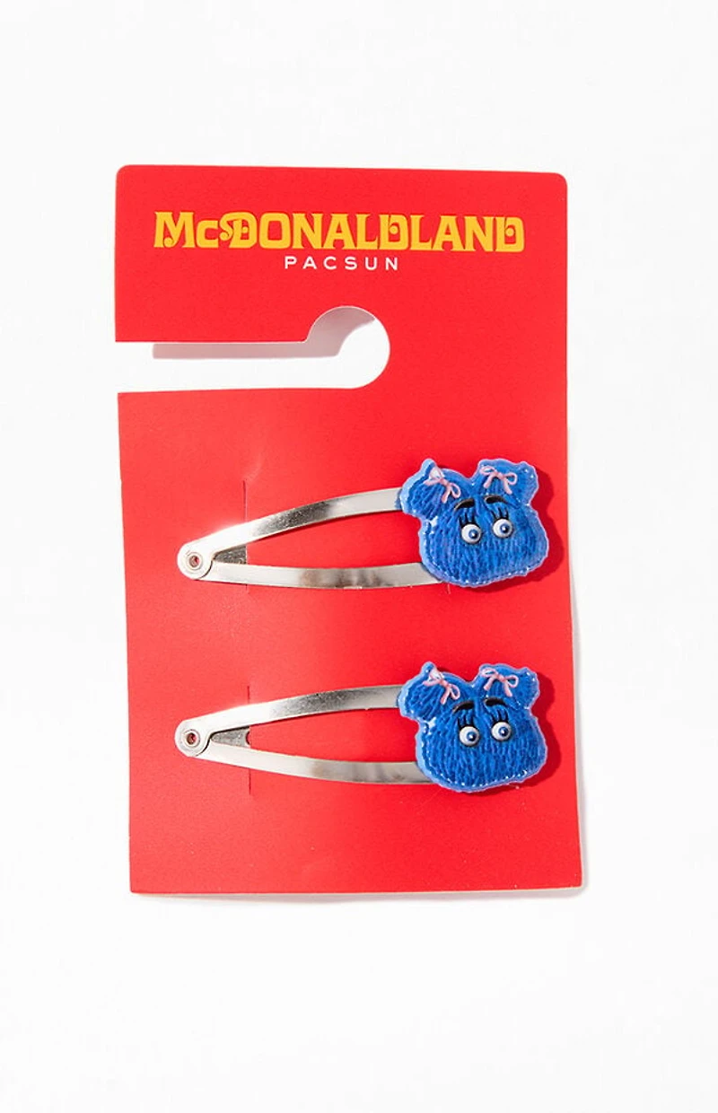 McDonaldland 2 Pack Fry Friends Hair Clips