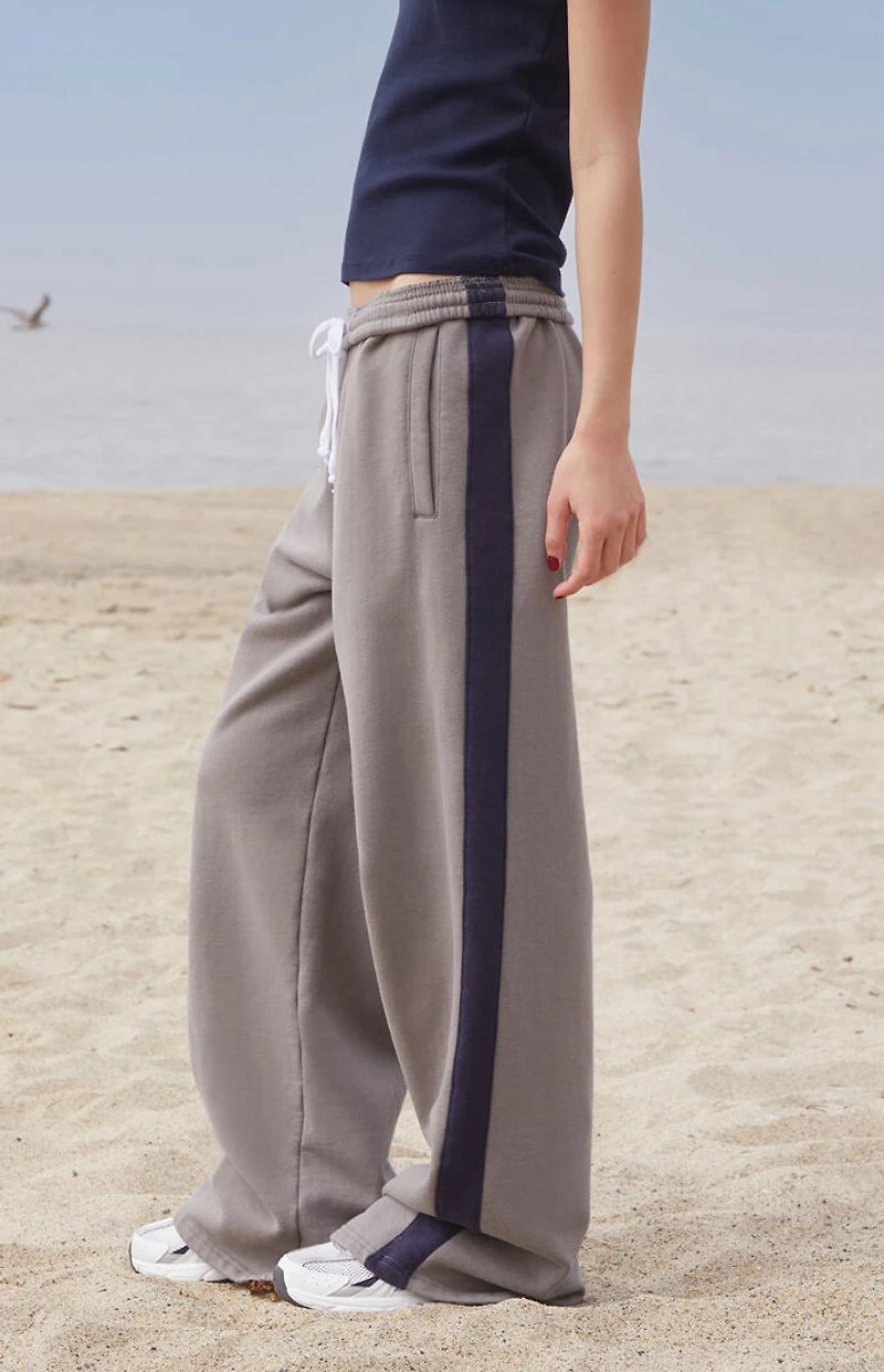 John Galt Blue Anastasia Baggy Sweatpants