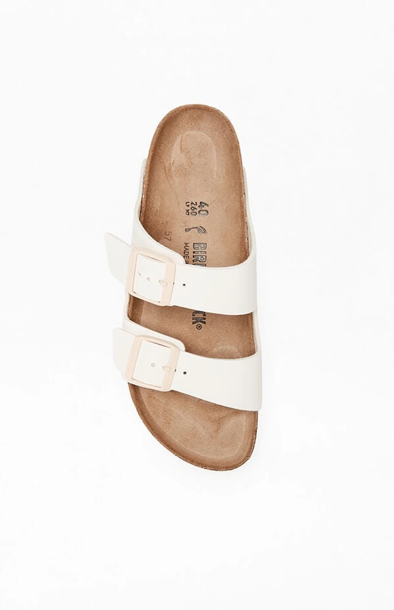 Birkenstock Women's Arizona Slide Sandal Eggshell