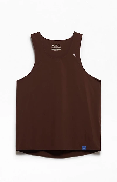 A.R.C. Brown Active Standard Performance Tank Top