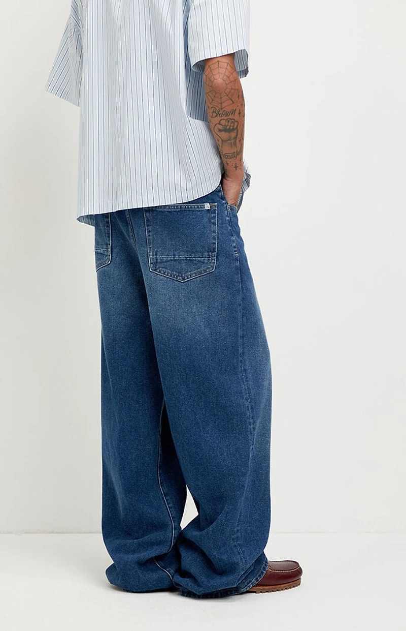 Pacsun Blake Extreme Baggy Jeans Medium Blue