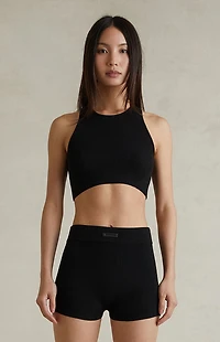 Fear of God ESSENTIALS Women's Jet Black Sport Knit Tank Top
