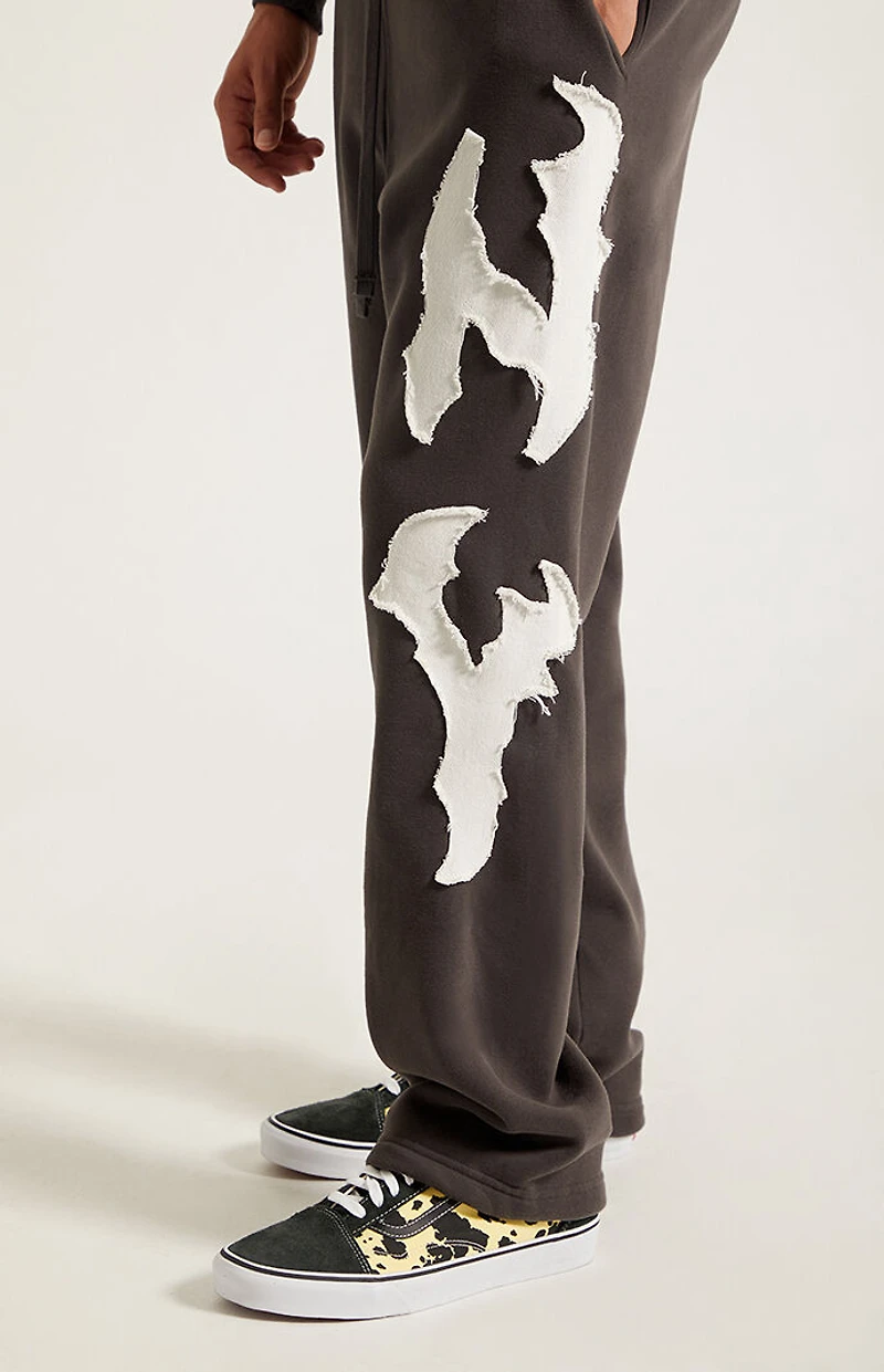 Pacsun NY Raw Applique Baggy Sweatpants