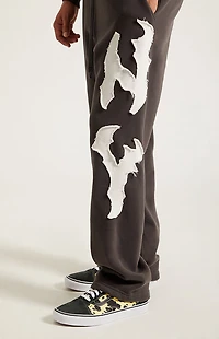 Pacsun NY Raw Applique Baggy Sweatpants