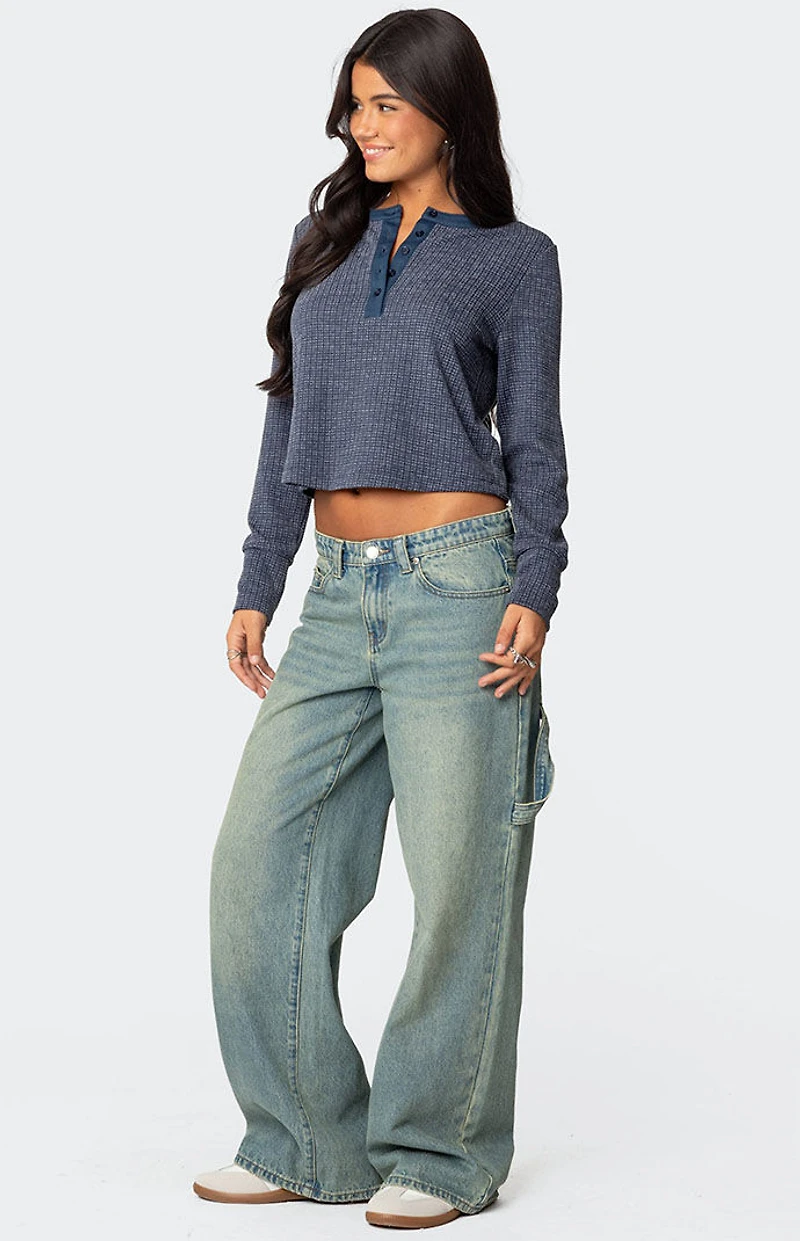 Edikted Ruth Henley Waffle Top