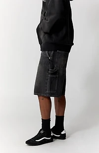 Pacsun Parker Baggy Jean Shorts Carpenter Black