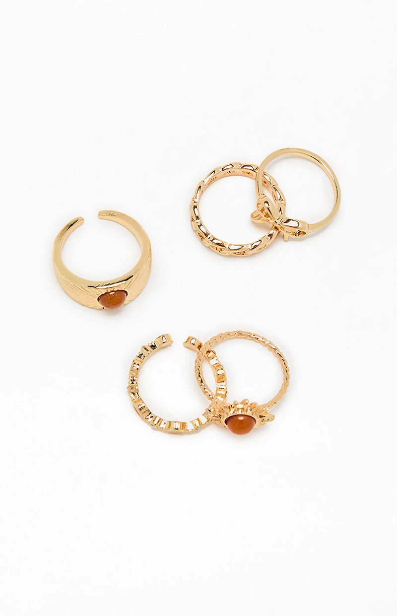 LA Hearts 5 Pack Rings