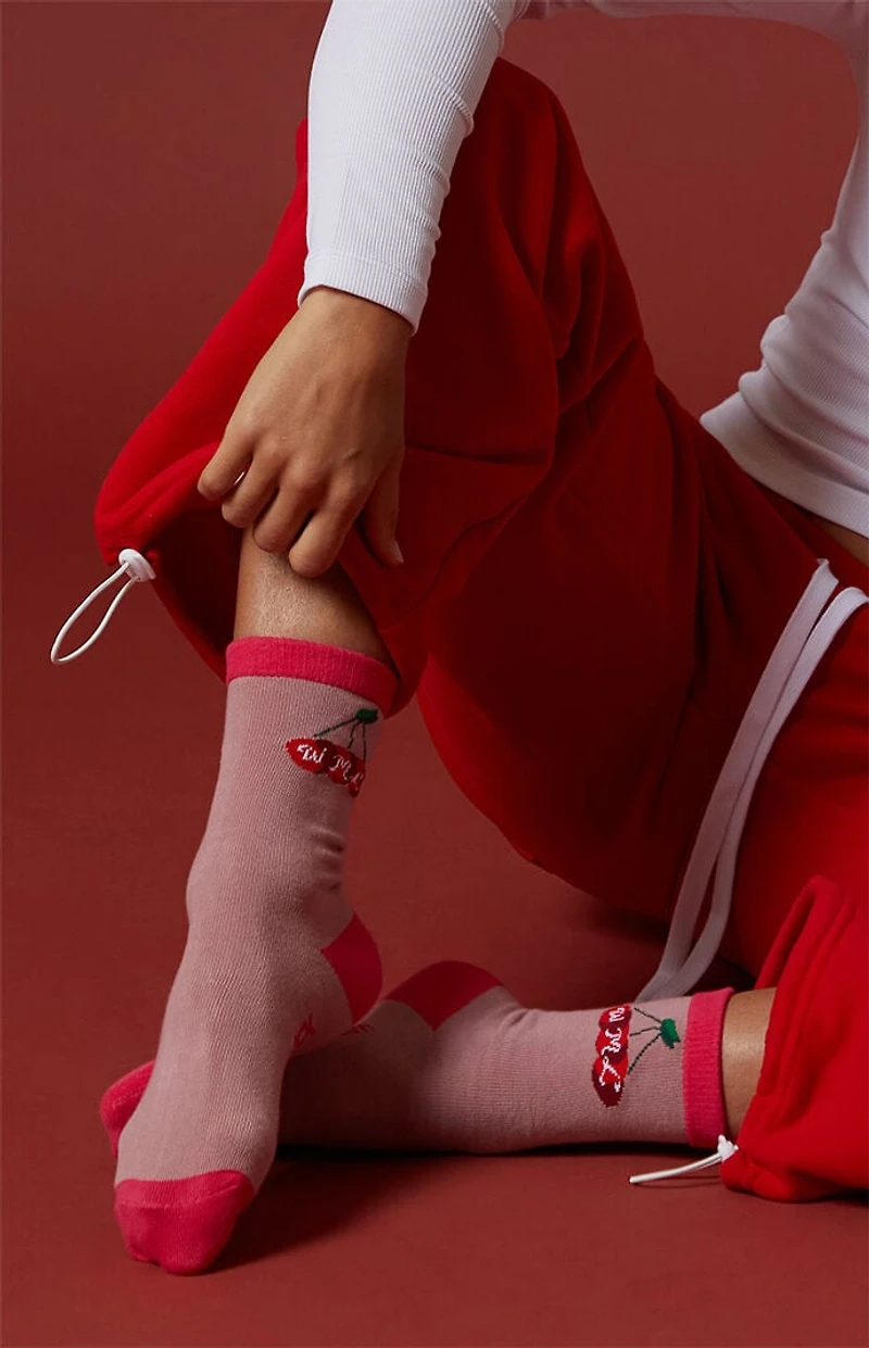 WISH ME LUCK June Crew Socks