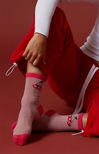 WISH ME LUCK June Crew Socks