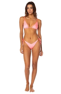 Maaji Pink Dreamscape Tie Side Bikini Bottom