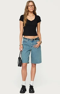 Edikted Katerina Henley T-Shirt