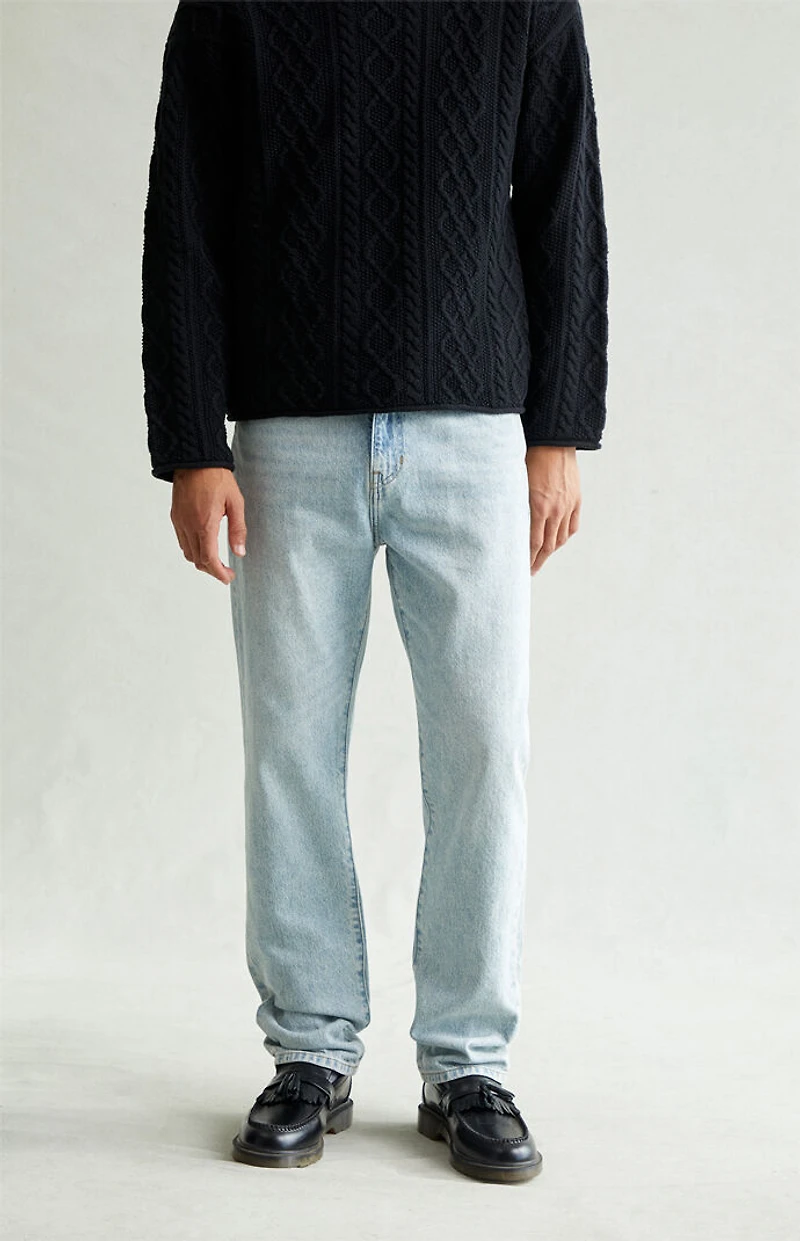 Pacsun Cade Straight Jeans Light Indigo