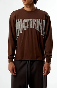 Pacsun Nocturnal Cropped Long Sleeve T-Shirt