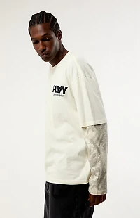 PLAY PALM ANGELS Bold Camo Layered Long Sleeve T-Shirt