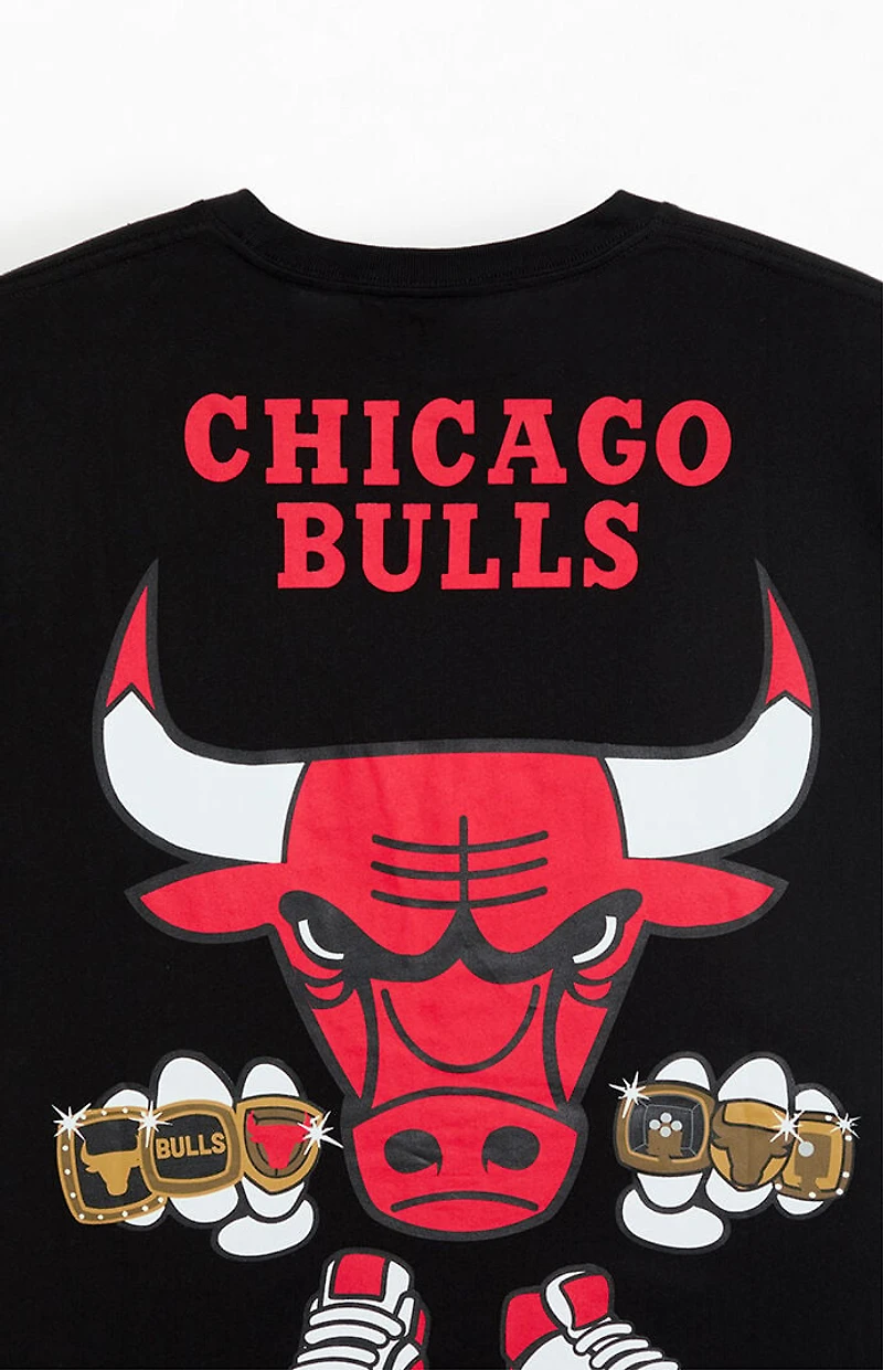 New Era Chicago Bulls Rings Cartoon T-Shirt