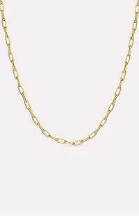 Ana Luisa Laura Slim Link Chain Necklace