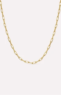 Ana Luisa Laura Slim Link Chain Necklace