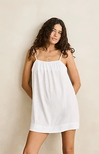Rhythm White Essential Mini Dress