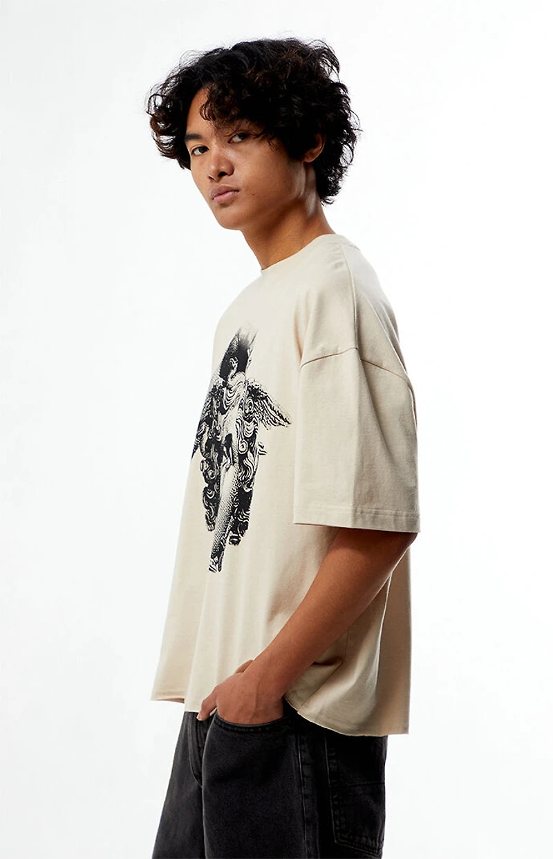 Pacsun Medusa Cropped Boxy T-Shirt