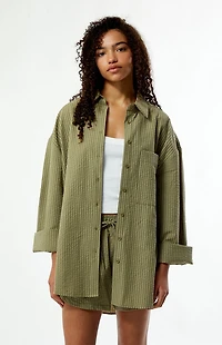 Rhythm Striped Overswim Shirt