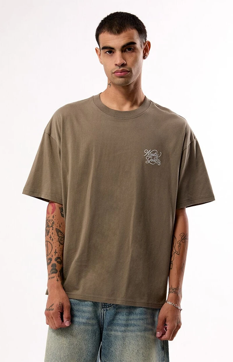Pacsun Mostly Good Embroidered T-Shirt