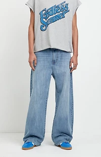 Pacsun Blake Extreme Baggy Jeans Double Pocket Light Blue