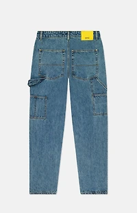WeSC Medium Blue Denim Carpenter Pants