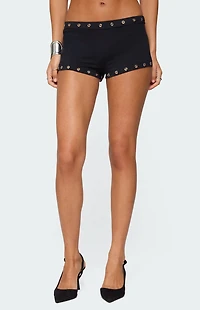 Edikted Neriah Grommet Micro Shorts