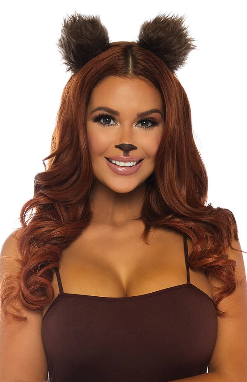Leg Avenue Costume Bear Ear Animal Costume Headband