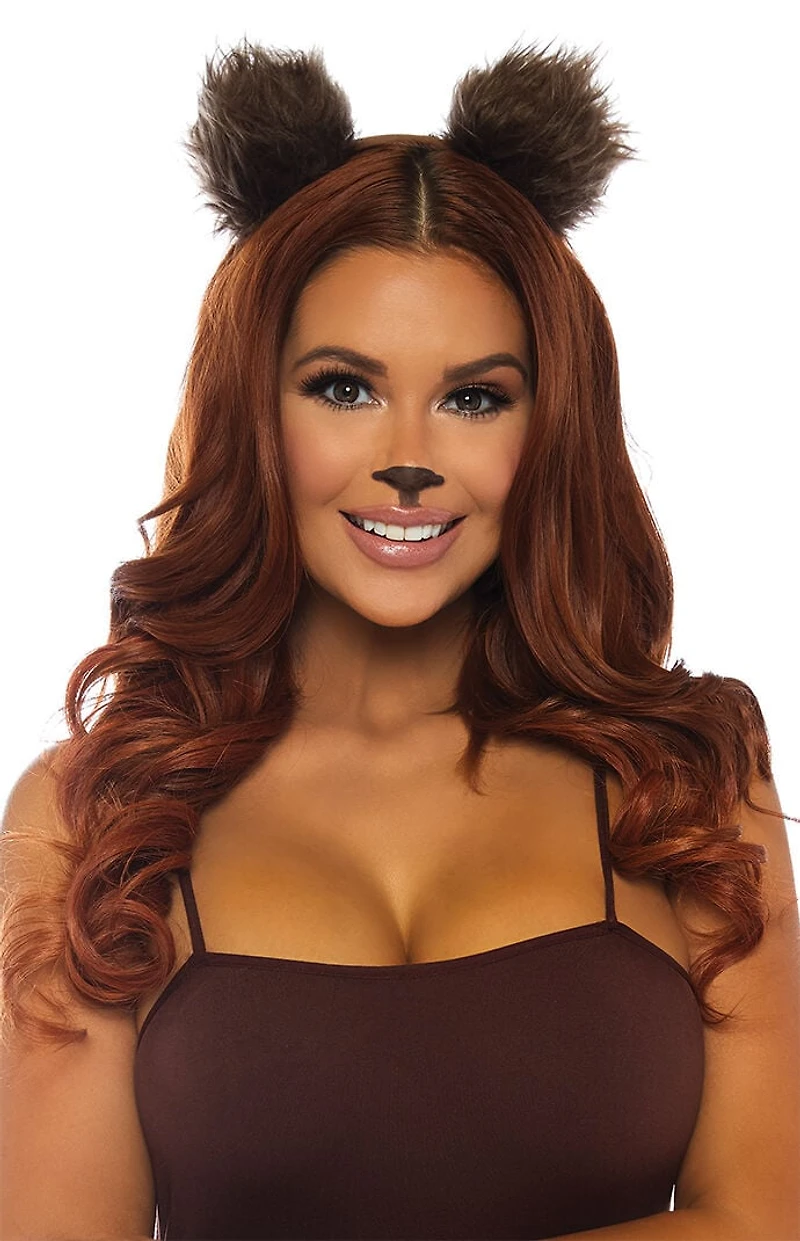 Leg Avenue Costume Bear Ear Animal Costume Headband