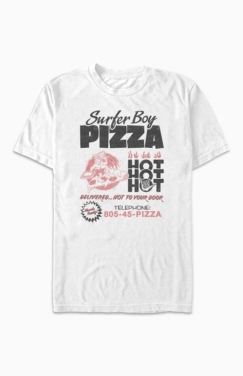 Stranger Things Surfer Boy Pizza T-Shirt