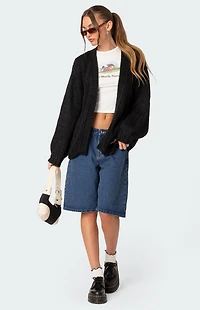 Edikted Anina Oversized Knit Cardigan
