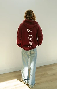 MUSEUM OF PEACE & QUIET Wordmark Zip Up Hoodie