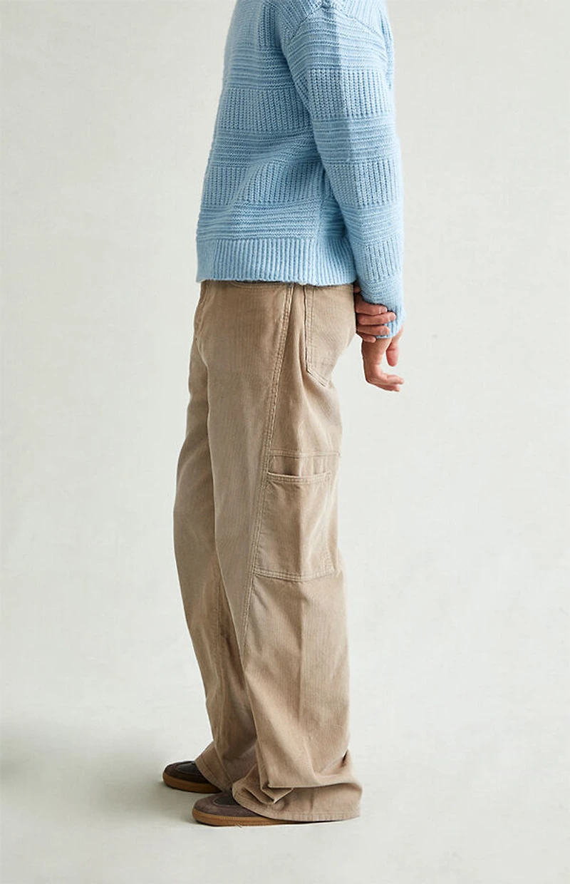 Pacsun Blake Extreme Baggy Pants Corduroy Carpenter Tan