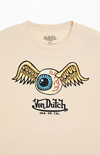 Von Dutch Off White Eyeball Classic T-Shirt