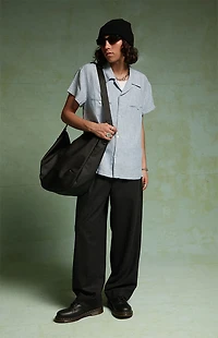 FIELD OF STUDY by Pacsun Villa Striped Camp Shirt