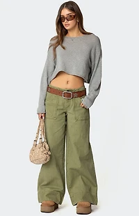 Edikted Vivienne Twill Baggy Pants