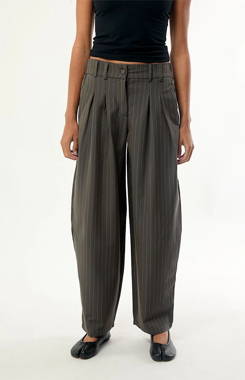 Daisy Street Brittle Pinstripe Wide Leg Pants