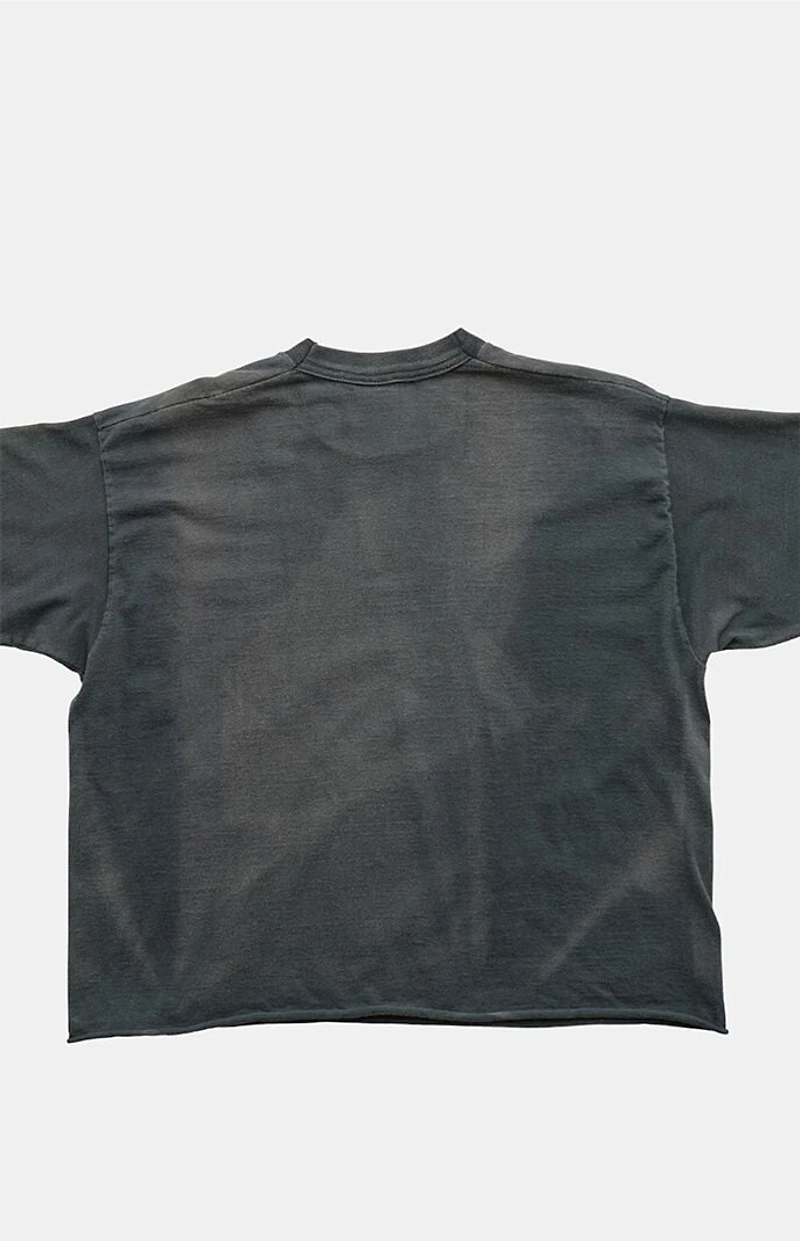 PS VINTAGE 90s William Wegman Devil Dog Cropped Graphic T-Shirt